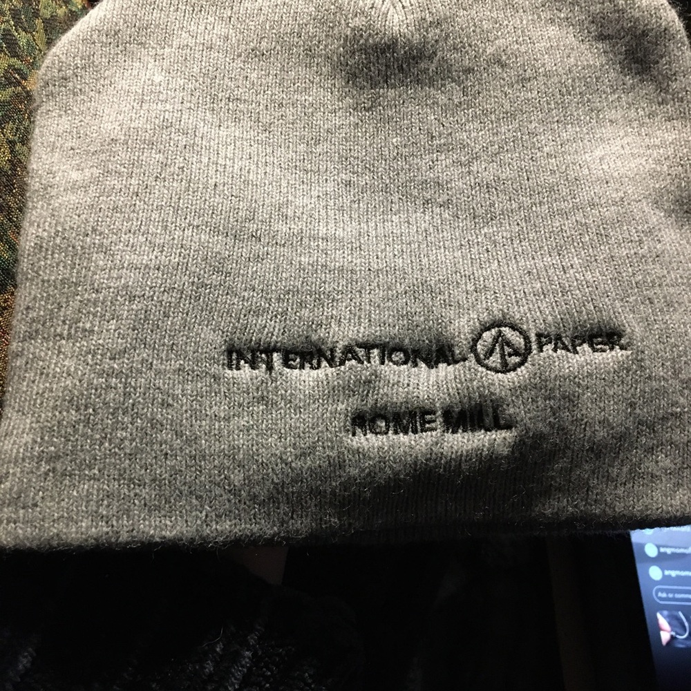 International Paper Rome Mill grey OSFA cap - Picture 3 of 4